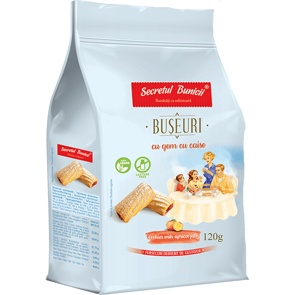 Secretul Bunicii - Cookies with Apricot Jam Vegan 120g