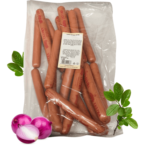 Rivona - Cooked Sausages Ekstra kg