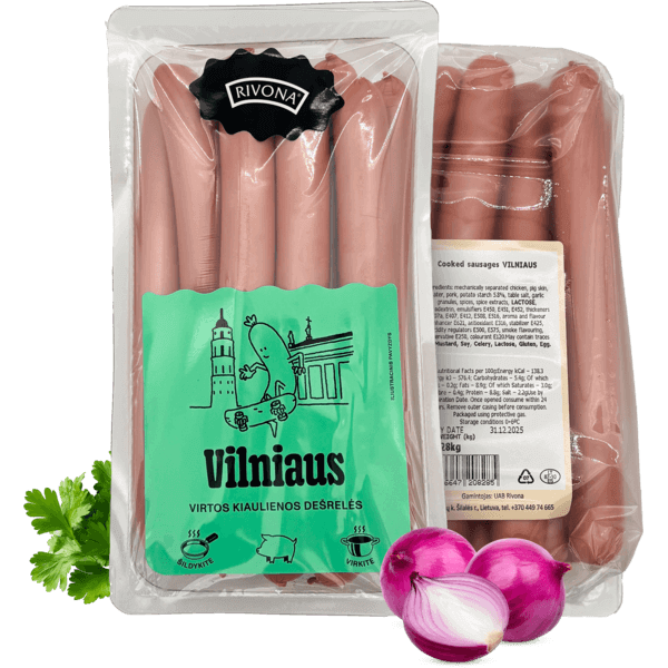 Rivona - Cooked Sausages Vilnius kg