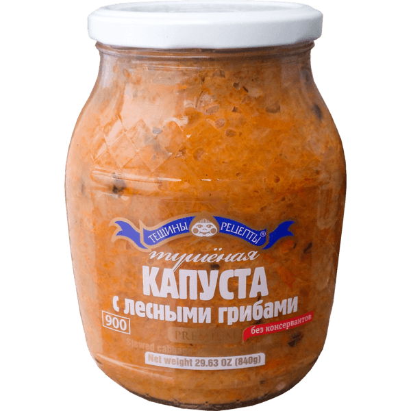 Teshchiny Recepty - Sauerkraut with Wild Mushrooms 900ml