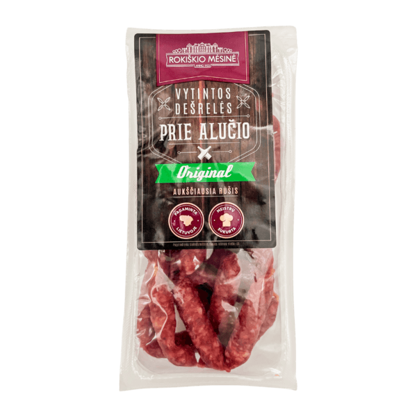 Rokiskio Mesine - Dried Sausages Prie Alucio ~700g