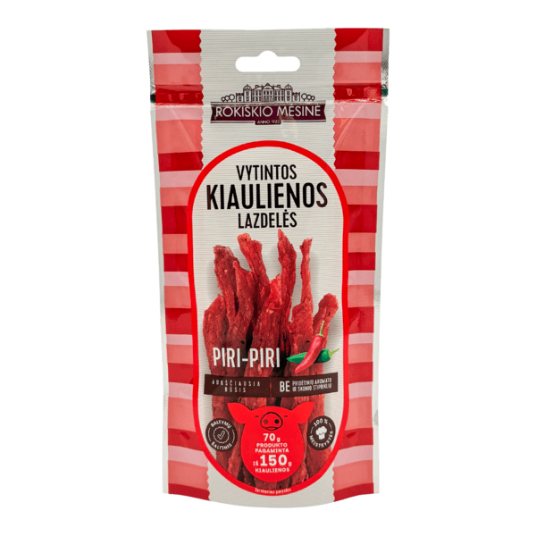 Rokiskio Mesine - Dried Sausages Piri Piri ~700g