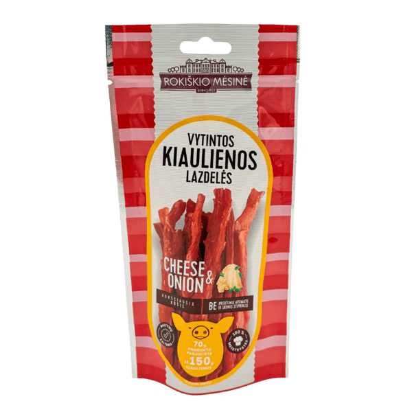 Rokiskio Mesine - Dried Sausages Cheese ~700g