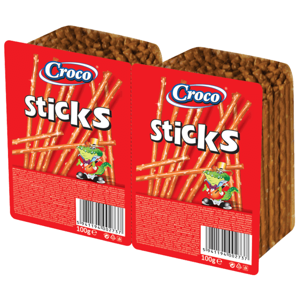 Croco - Sticks Salt (Tray) 200g