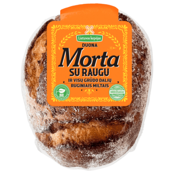 Lietuvos Kepejas - Sourdough Bread with Wholegrain Rye Flour Morta 500g