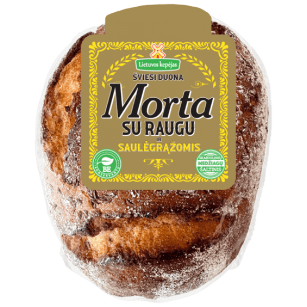 Lietuvos Kepejas - Light Sourdough Bread with Sunflower Seeds Morta 500g