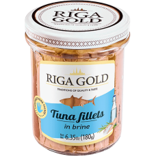 Riga Gold - Tuna Fillets in Brine 180g