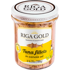 Riga Gold - Tuna Fillets in Canola Oil 180g
