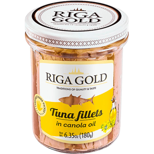 Riga Gold - Tuna Fillets in Canola Oil 180g
