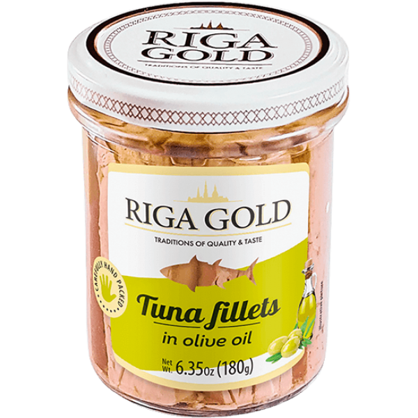 Riga Gold - Tuna Fillets in Olive Oil 180g
