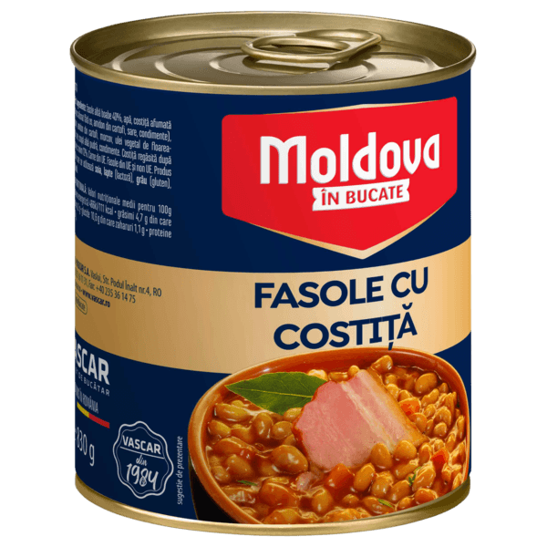 Vascar - Beans with Smoked Pork Belly 830g