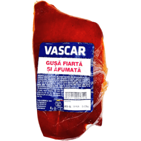 Vascar - Boiled Smoked Pork Bacon Chin (~400g) kg