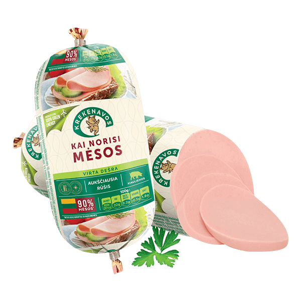 Krekenavos - Kai Norisi Mesos Cooked Sausage 340g