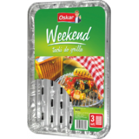 Oskar - Foil BBQ Tray (3pcs)