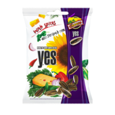 Y.E.S. - Roasted sunflower seeds with spices (cheese flavour) 90g