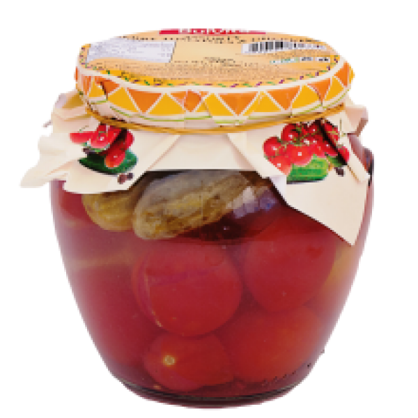 Papa - Assorty Cherry Tomatoes and Gherkins 580ml