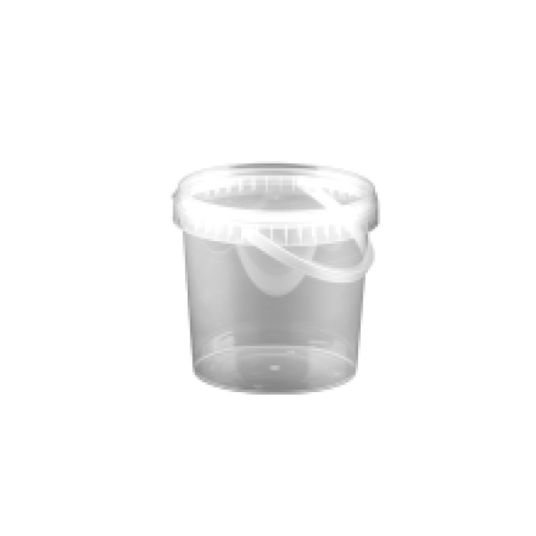 Plastic Food Bucket with Lid 2000ml