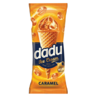 Dadu - Glazed Caramel Ice Cream with Caramel and Wafle in Cone 150ml