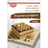 Dr.Oetker - Cocoa Sheets for Cakes / Foi cu cacao pentru prajituri 440g