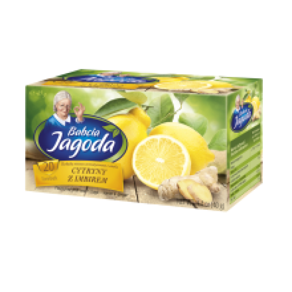 Babcia Jagoda - Lemon and Ginger Tea 20x2g