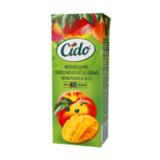 Cido - Multifruit Juice Drink +A, C, E Vitamins 200ml