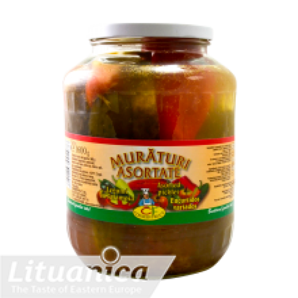 Conservfruct - Mixed Vegetables in Brine / Muraturi Asortate 1.6kg