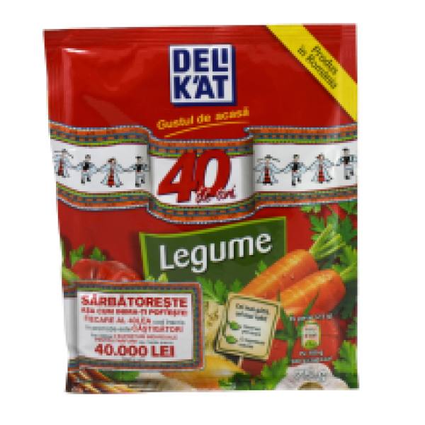 Delikat - Seasoning Mix with Vegetables / Condimente Legume 75g
