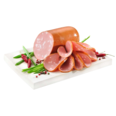 Delikatesas - Daktariska Cooked Sausage with Flitch kg (~600g)