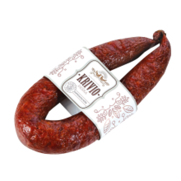 Delikatesas - Krivio Hot Smoked Sausage kg (~400g)