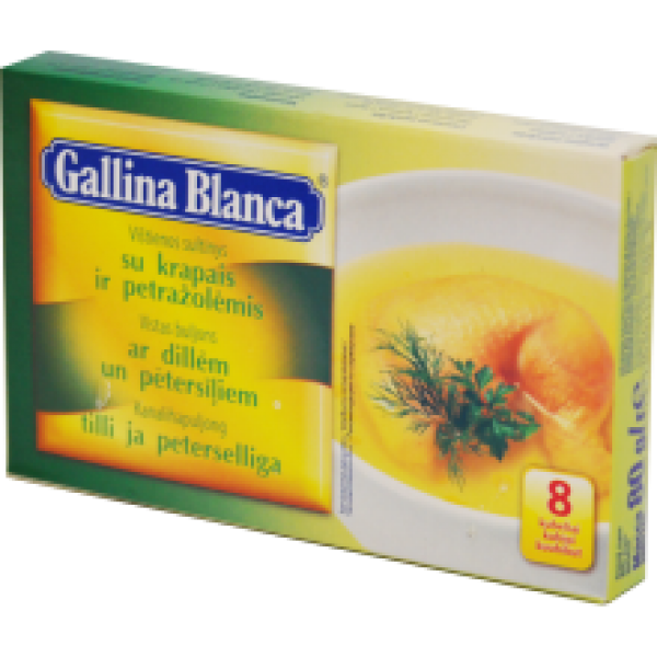 Gallina Blanca - Chicken Stock with Dill 80g