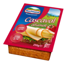 Hochland - Cheddar Smoked Cheese / Cascaval Bloc Afumat 250g