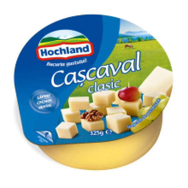 Hochland - Cheddar Round Classic Cheese / Cascaval Clasic 325g