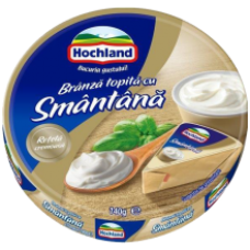 Hochland - Cheese Triangles with Cream / Branza Topita Triunghi Smantana 140g
