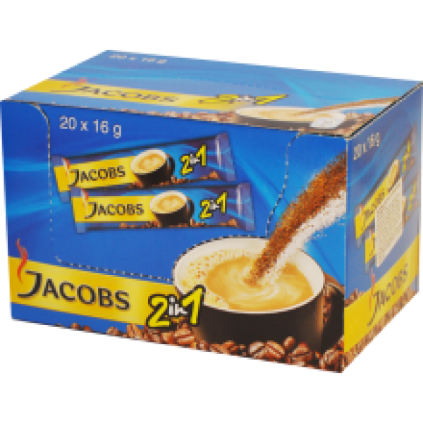 Jacobs - 2in1 Instant Coffee 20x14g