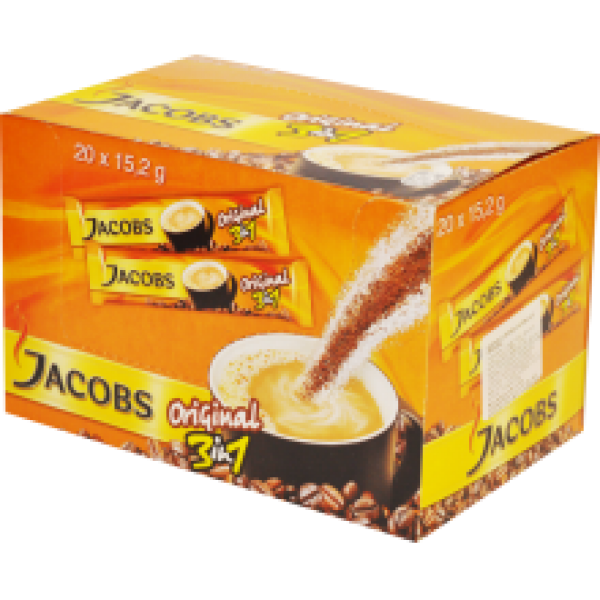 Jacobs - 3in1 Instant Coffee 20x15.2g
