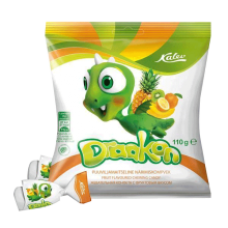 Draakon - Fruit Flavour Chewing Sweets 110g