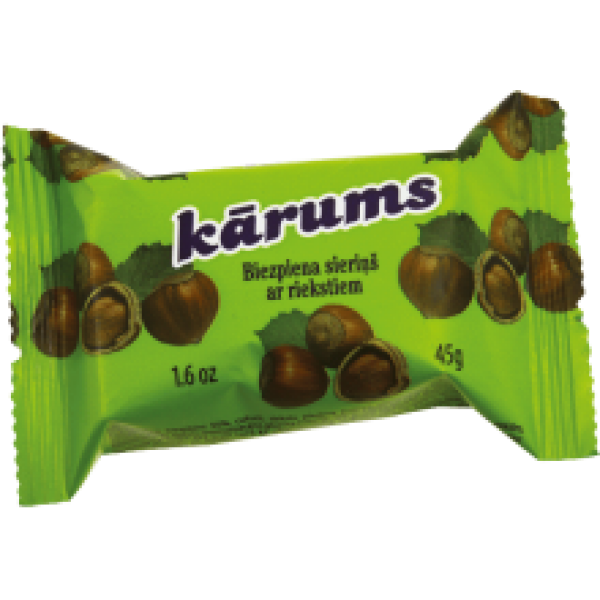 Karums - Glazed Curd Cheese Bar with Nuts 45g