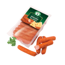 Krekenavos - Hot Smoked Sausages with Cheese 400g