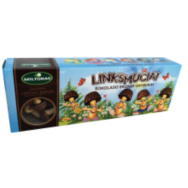 Linksmuciai - Dark Mushrooms Biscuits 170g