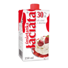 Mlekpol - Laciata Long Life Light Cream 30% Fat 250ml UHT
