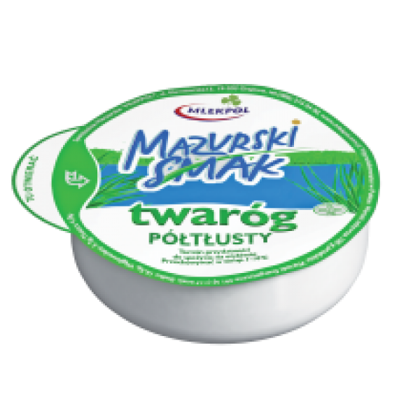 Mlekpol - Mazurski Smak Curd Semi Fat 275g