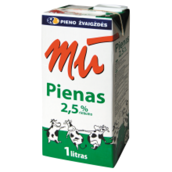 Mu - Milk 2.5% Fat 1L