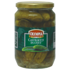 Olympia - Cucumbers in Vinegar 3-6cm / Castraveti 3-6cm in Otet 720ml