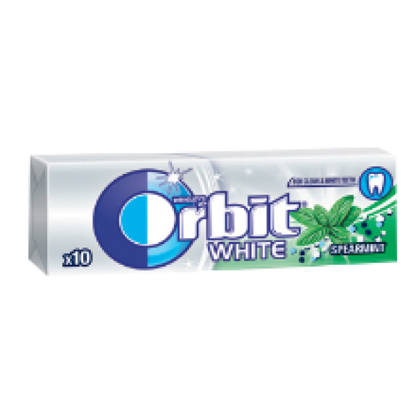 Orbit - White Spearmint Chewing Gum 14g