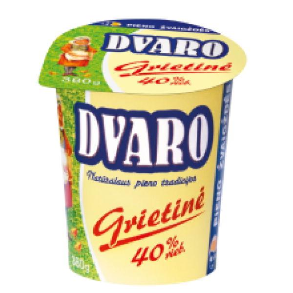 Dvaro - Sour Cream 40% Fat 380g