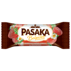 Pasaka - Strawberry Glazed Curd Cheese Bar with Belgian Chocolate 40g