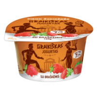 Pieno Zvaigzdes - Greek Yogurt with Strawberries 150g