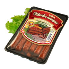 RGK - Piknika Hot Smoked Sausages with Cheese 440g