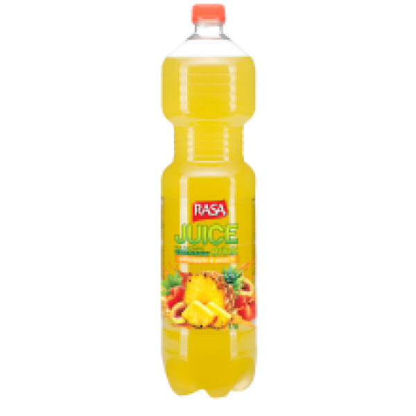 Rasa - Non Carbonated Pineapple-Peach Juice Drink 1.5L