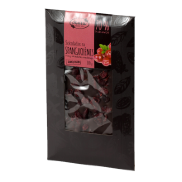 Ruta - Chocolate 70% with Cranberries 100g
